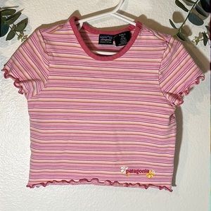 Girls Patagonia Striped T-shirt